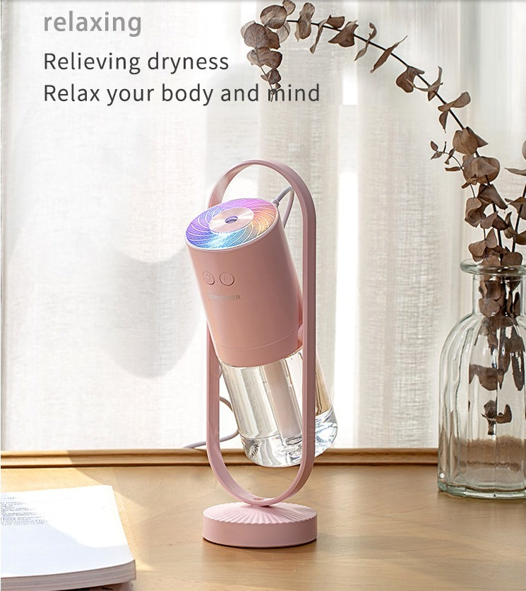 Magic Shadow USB Air Humidifier For Home With Projection Night Lights Ultrasonic Car Mist Maker Mini Office Air Purifier - Galaxyoon Technology